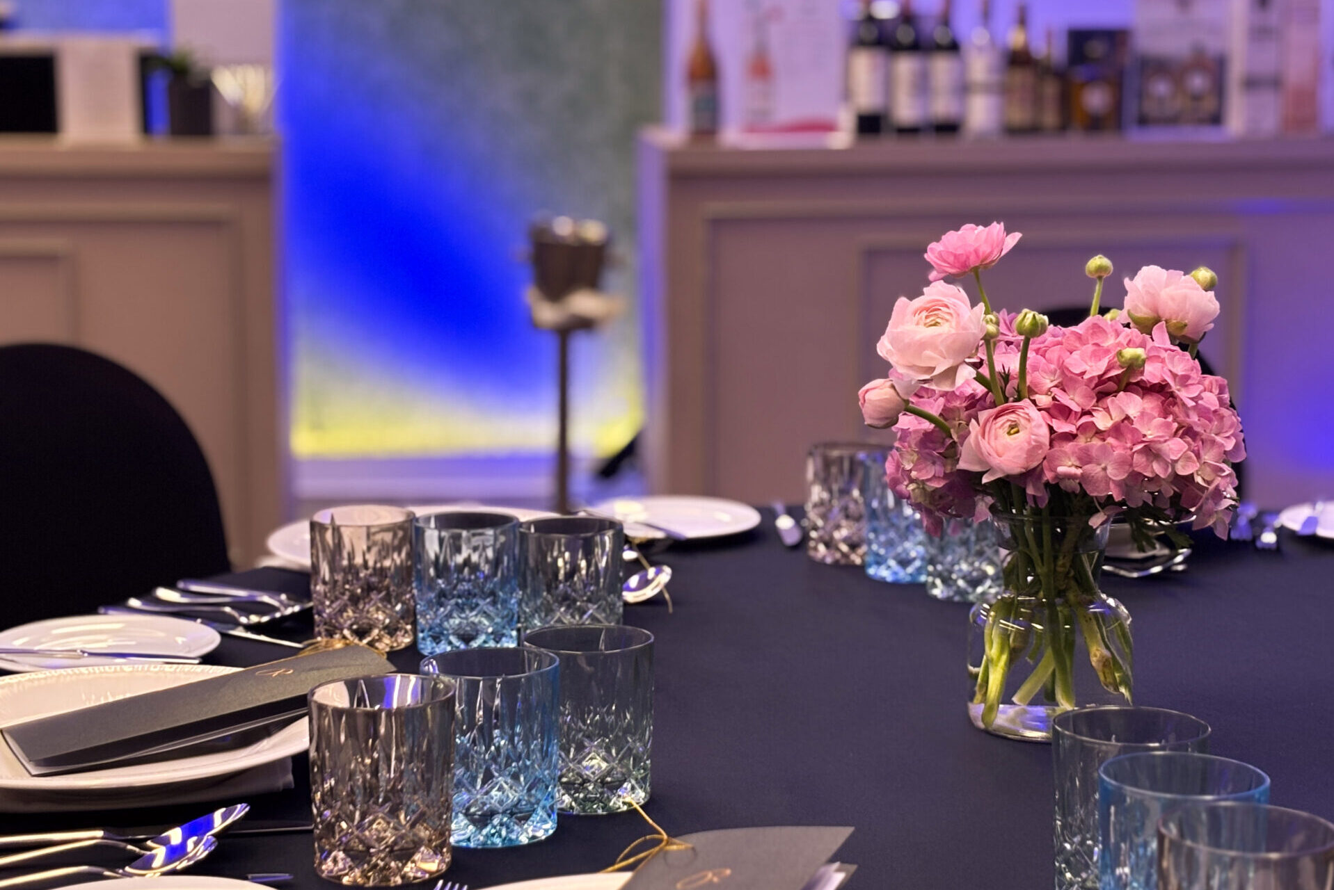 Elegant wedding venue in Bangkok styled for a refined destination celebration.